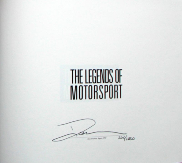 Friedman "The legends of Motorsport" Motorracing-History 1992 limited Edition (9992)